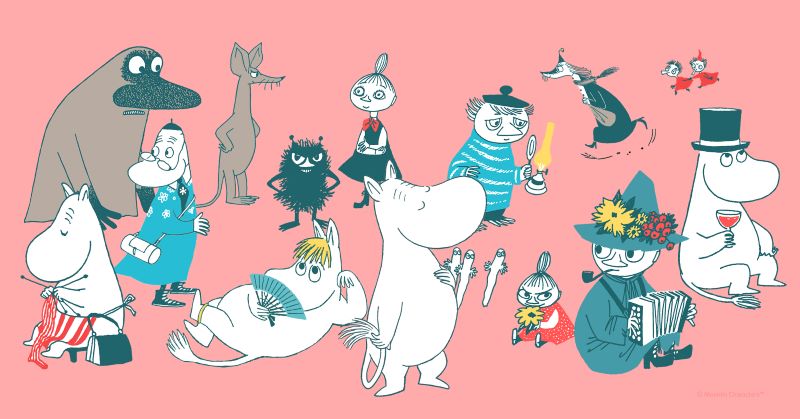 Personajes principales de Moominvalley